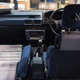 Simplistic interior of a Corolla
